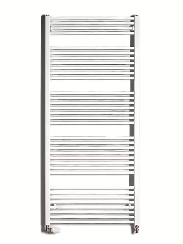 Bílý kombinovaný trubkový radiátor Thermal Trend KD 168x75 cm pro koupelnu