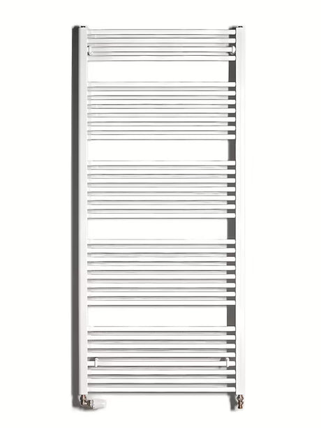 Bílý kombinovaný trubkový radiátor Thermal Trend KD 168x75 cm pro koupelnu