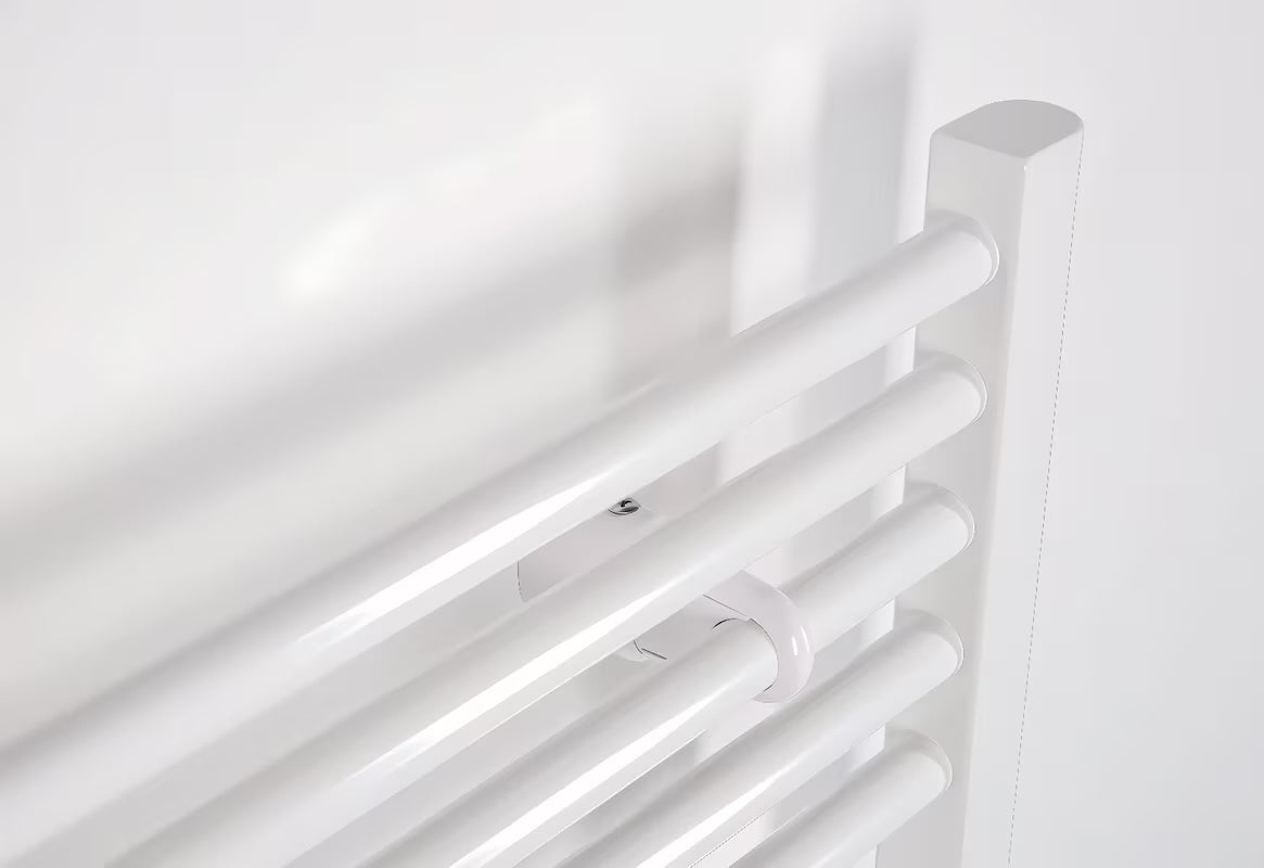 Bílý kombinovaný trubkový radiátor Thermal Trend KD 168x75 cm pro koupelnu
