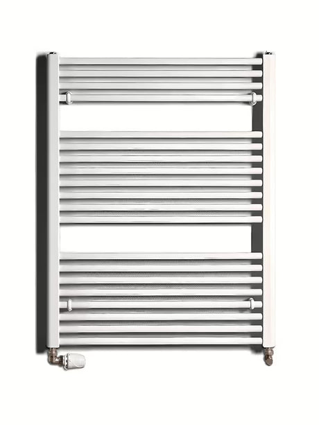 Bílý kombinovaný trubkový radiátor Thermal Trend KD 96x75 cm do koupelny