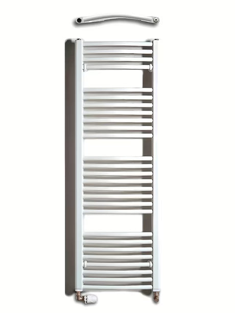Bílý kombinovaný trubkový radiátor Thermal Trend KDO 45x132 cm do koupelny