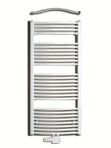 Thermal Trend Kdo kombinovaný koupelnový radiátor 132x60 cm v bílé barvě se středovým připojením