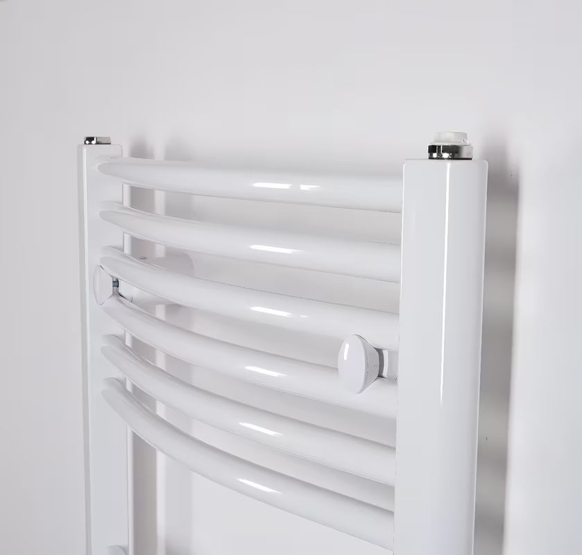 Thermal Trend Kdo kombinovaný koupelnový radiátor 132x60 cm v bílé barvě se středovým připojením