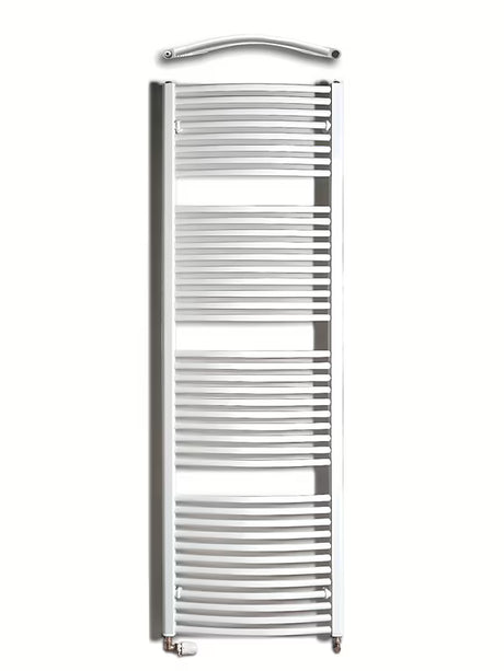 Bílý kombinovaný trubkový radiátor Thermal Trend Kdo 60x185 cm do koupelny