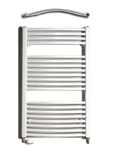 Bílý kombinovaný trubkový radiátor Thermal Trend KDO 60x96 cm vhodný do koupelny
