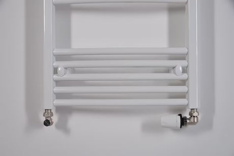 Bílý kombinovaný trubkový radiátor Thermal Trend Kdo 75x168 cm pro koupelnu