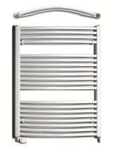 Bílý kombinovaný trubkový radiátor Thermal Trend KDO 96 x 75 cm do koupelny