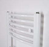 Bílý kombinovaný trubkový radiátor Thermal Trend KDO 96 x 75 cm do koupelny