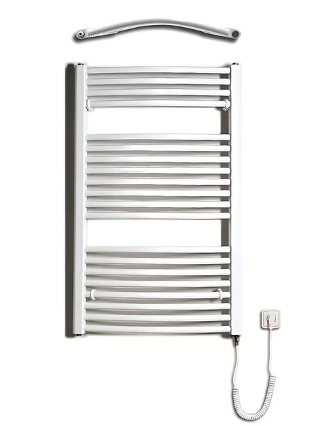 Bílý elektrický trubkový radiátor Thermal Trend KDOE 600x960 mm s topnou tyčí
