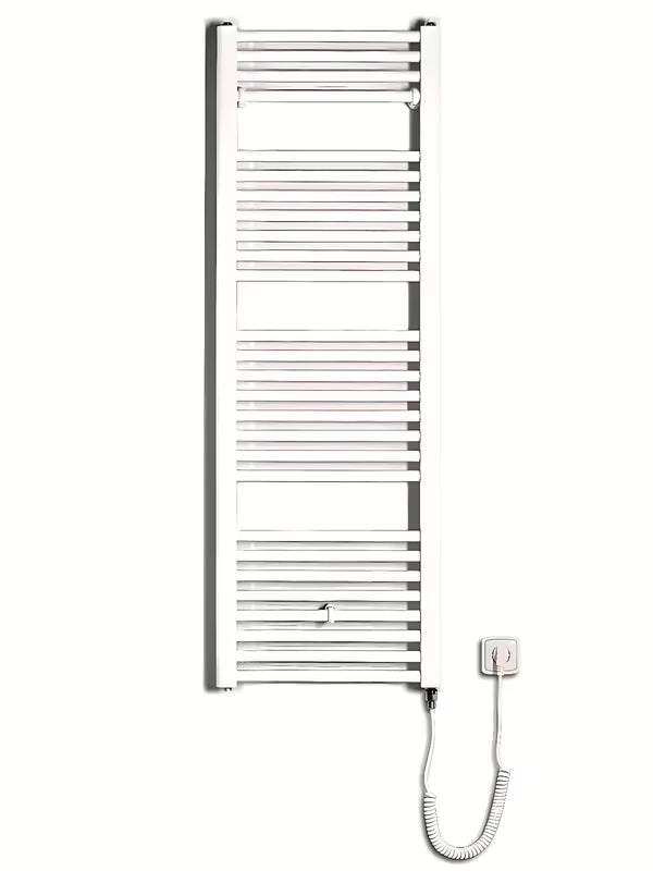 Bílý rovný elektrický radiátor Thermal Trend 600x1680 mm s topnou tyčí 600 W