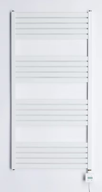 Bílý elektrický radiátor Thermal Trend Kh Economy 60x120 cm s termostatem KTX a LCD displejem