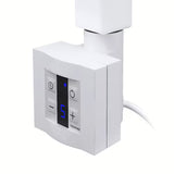 Bílý elektrický radiátor Thermal Trend KH Economy 120x60 cm s termostatem KTX 4 a LED displejem.