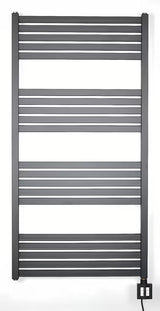 Elektrický radiátor Thermal Trend KH Economy 60x120 cm v černé matné barvě s termostatem KTX 4