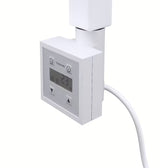 Bílý elektrický radiátor Thermal Trend Kh Economy 150x60 cm s termostatem KTX 3 a LCD displejem