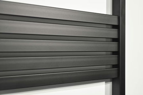 Elektrický radiátor Thermal Trend KH Economy 150x60 cm v černé matné barvě s termostatem KTX 3