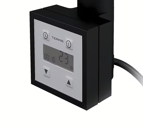 Elektrický radiátor Thermal Trend KH Economy 150x60 cm v černé matné barvě s termostatem KTX 3