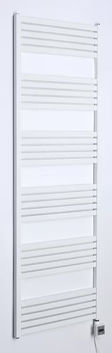 Bílý elektrický radiátor Thermal Trend Kh Economy 60x180 cm s termostatem KTX a LCD displejem