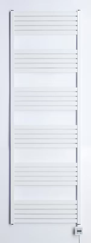 Bílý elektrický radiátor Thermal Trend Kh Economy 60x180 cm s termostatem KTX a LCD displejem