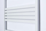 Bílý elektrický radiátor Thermal Trend Kh Economy 60x180 cm s termostatem KTX a LCD displejem