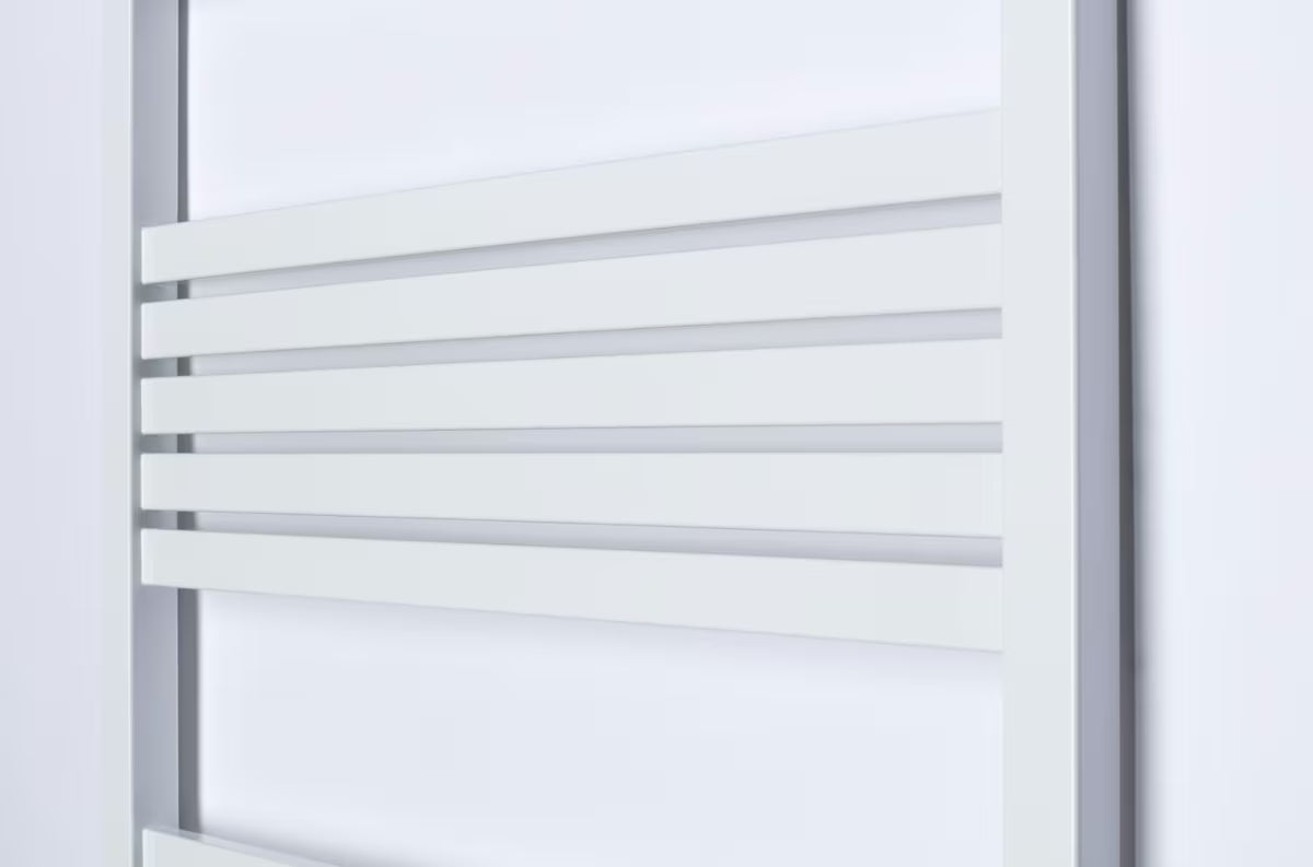 Bílý elektrický radiátor Thermal Trend Kh Economy 60x180 cm s termostatem KTX a LCD displejem