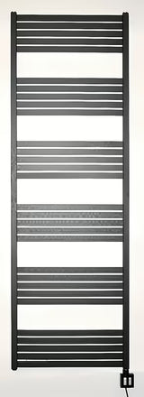 Elektrický radiátor Thermal Trend KH Economy 180x60 cm v černé matné barvě s topnou tyčí KTX 4