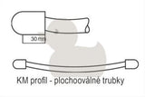 Bílý kombinovaný trubkový radiátor Thermal Trend KM 75x181,5 cm vhodný do koupelny