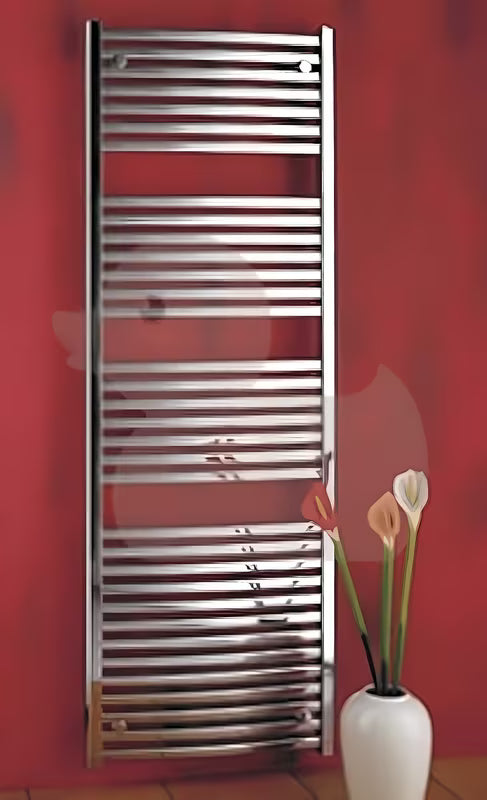 Bílý kombinovaný trubkový radiátor Thermal Trend KM 90x181,5 cm do koupelny