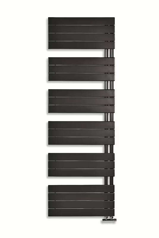 Kombinovaný koupelnový radiátor Thermal Trend Oliver 45x122 cm v antracitové barvě