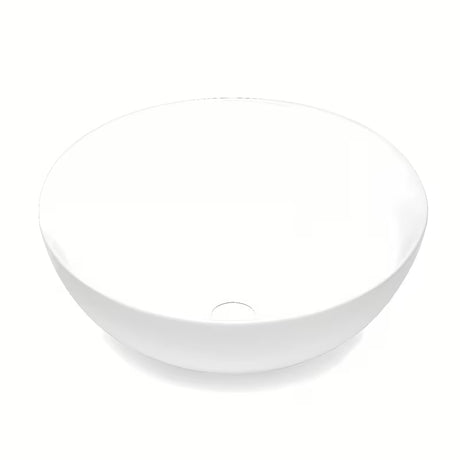 Bílé umyvadlo na desku Triomini Slim 38,5 x 38,5 cm z tenkostěnné keramiky