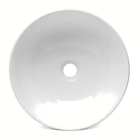 Bílé umyvadlo na desku Triomini Slim 38,5 x 38,5 cm z tenkostěnné keramiky