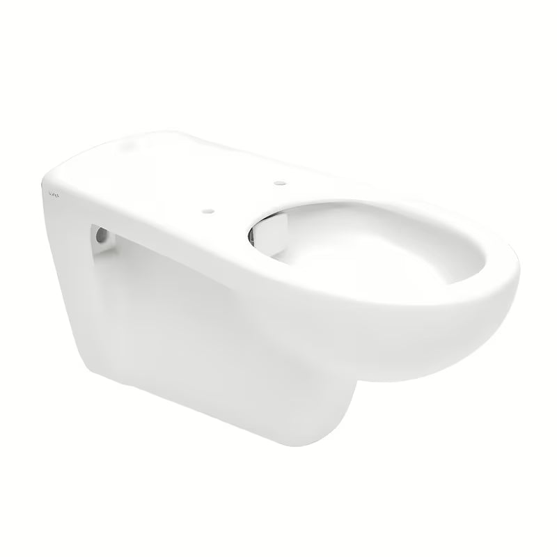 Bílé závěsné WC Vitra s bezokrajovým splachováním pro snadnou údržbu