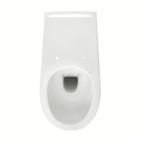 Bílé závěsné WC Vitra s bezokrajovým splachováním pro snadnou údržbu