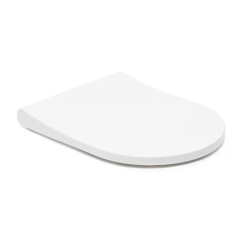 Bílé WC sedátko Vitra Integra se slim designem a funkcí SoftClose