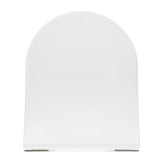 Bílé WC sedátko Vitra Integra se slim designem a funkcí SoftClose