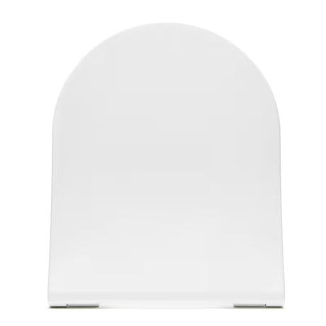 Bílé WC sedátko Vitra Integra se slim designem a funkcí SoftClose