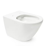 Závěsné WC VitrA Integra v bílé barvě s Rim-Ex bez splachovacího okruhu a sedátkem SoftClose.