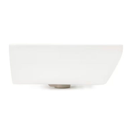 Bílé závěsné keramické umyvadlo VitrA Integra 45x40 cm s otvorem pro baterii uprostřed