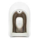 Bílé závěsné WC VitrA Integra bez splachovacího okruhu s technologií Rim-Ex a sedátkem SoftClose.