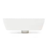Bílé keramické umývátko Vitra Integra 37x22 cm s otvorem pro baterii vlevo v lesklém provedení