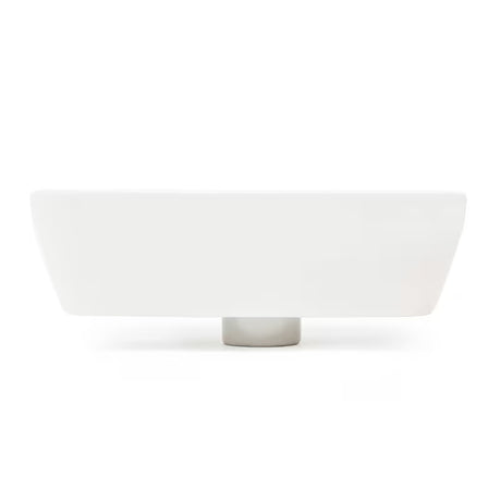 Bílé keramické umývátko Vitra Integra 37x22 cm s otvorem pro baterii vlevo v lesklém provedení