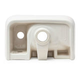 Bílé keramické umývátko Vitra Integra 37x22 cm s otvorem pro baterii vlevo v lesklém provedení