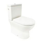 Bílé WC kombi VitrA Integra bez splachovacího okruhu se sedátkem SoftClose a nádržkou