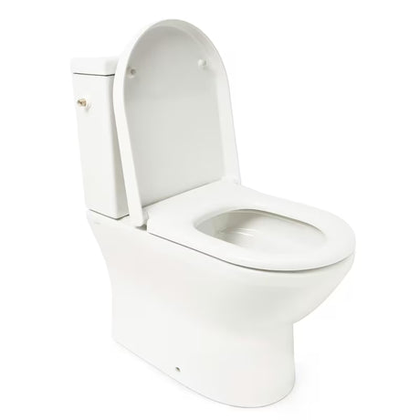 Bílé WC kombi VitrA Integra bez splachovacího okruhu se sedátkem SoftClose a nádržkou