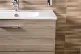 Koupelnová sestava Vitra Mia 79 x 39,5 cm v dekoru cordoba se skříňkou, umyvadlem, zrcadlem a LED světlem