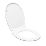 Bijelo WC daska Vitra Normus s tehnologijom soft Close, EasyLock i metalnim šarkama sa skrivenim pričvršćenjem.
