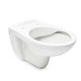 Závěsné WC Vitra Normus v bílé barvě bez splachovacího okruhu se sedátkem SoftClose.