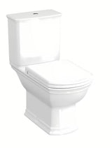 Bílé WC kombi Vitra Ricordi s vario odpadem včetně armatury, bez WC sedátka