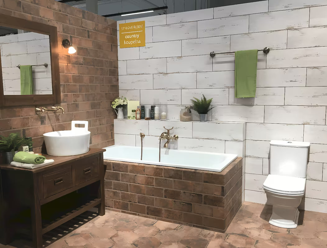 Bílé WC kombi Vitra Ricordi s vario odpadem včetně armatury, bez WC sedátka