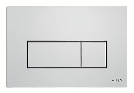 Chromové ovládací splachovací tlačítko Vitra Root Square pro podomítkové moduly VitrA