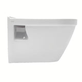 Bílé závěsné WC VitrA S50 s viditelným bočním uchycením